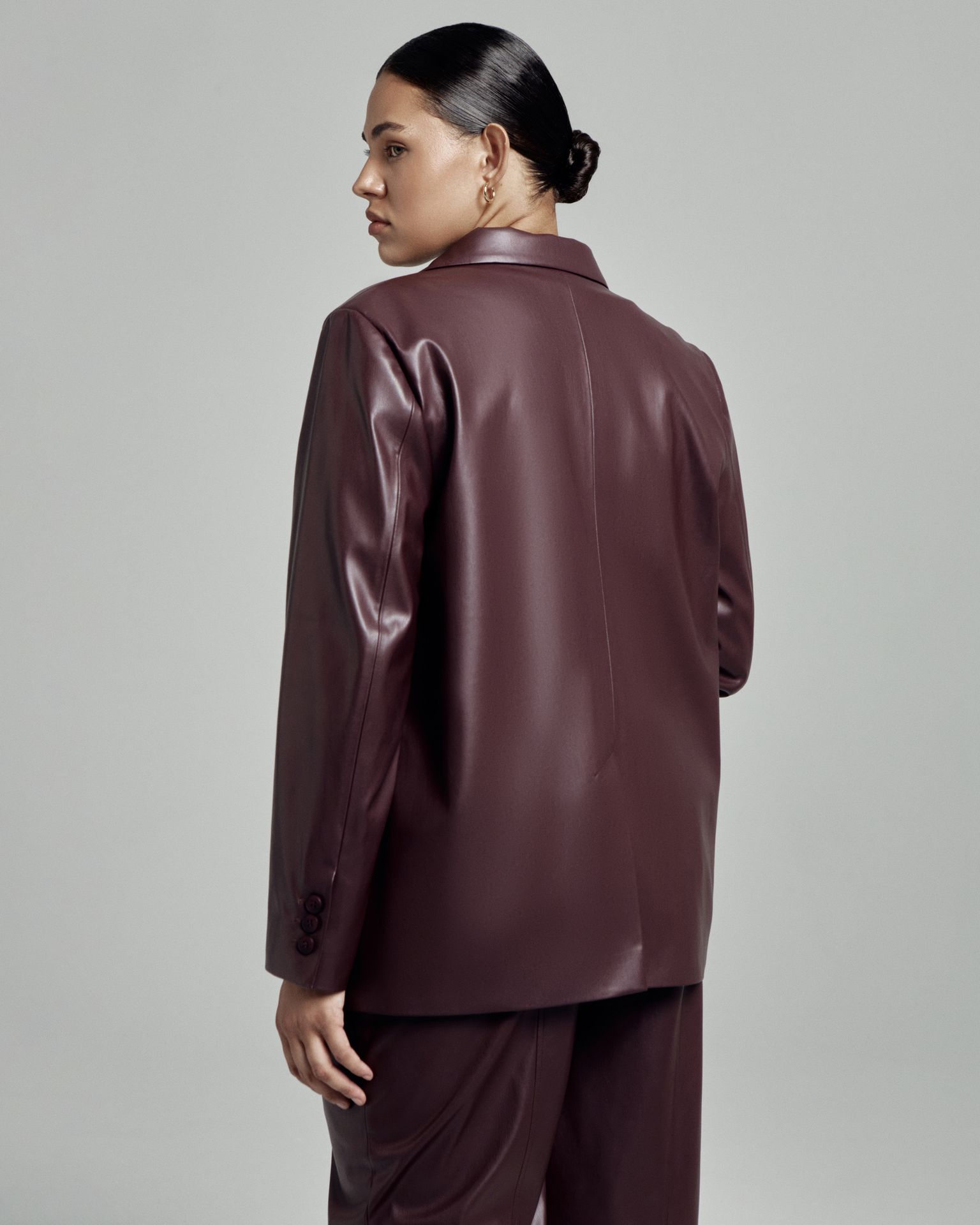 Жакет из экокожи