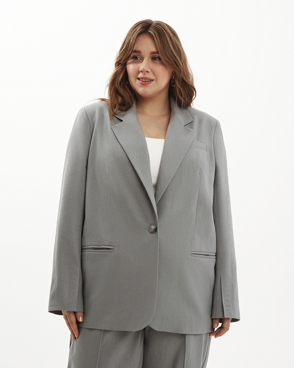 Льняной жакет