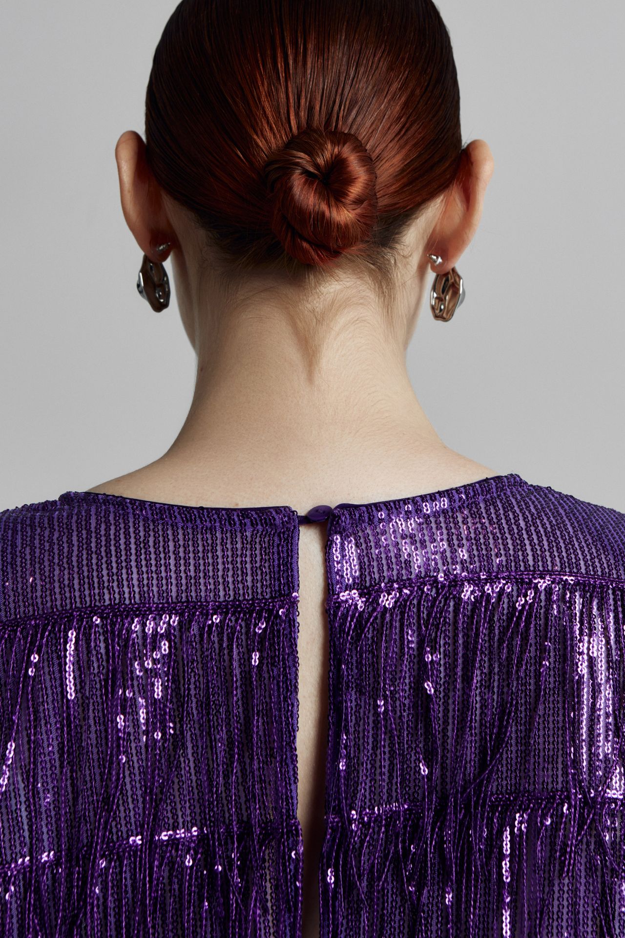 Платье с пайетками