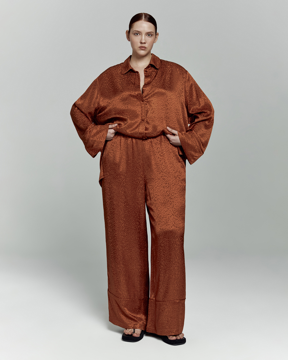 Брюки струящиеся