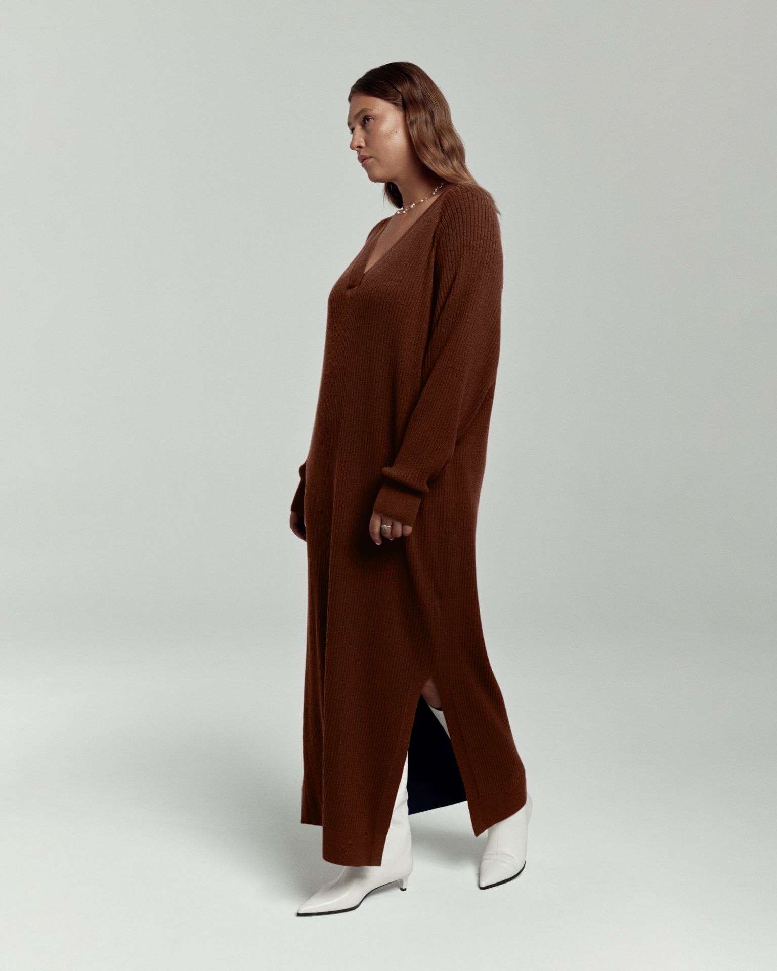 Платье-поло вязаное