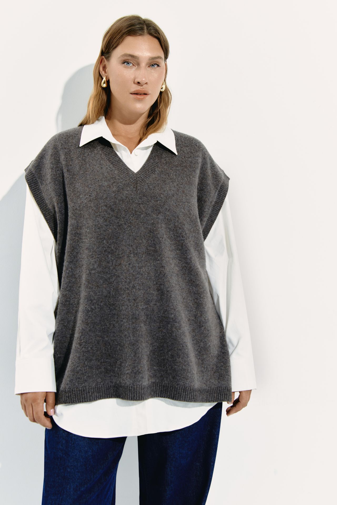 Жилет из шерсти