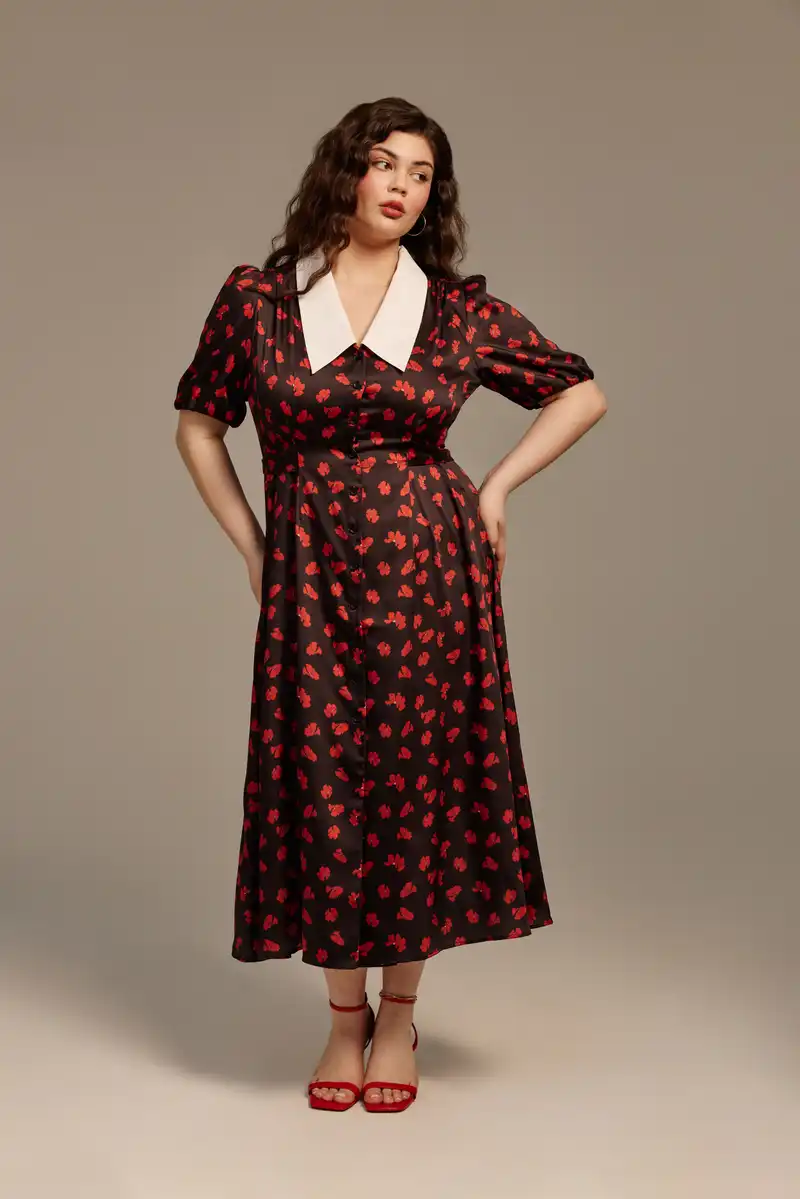 Платье с воротником ФИЕСТА