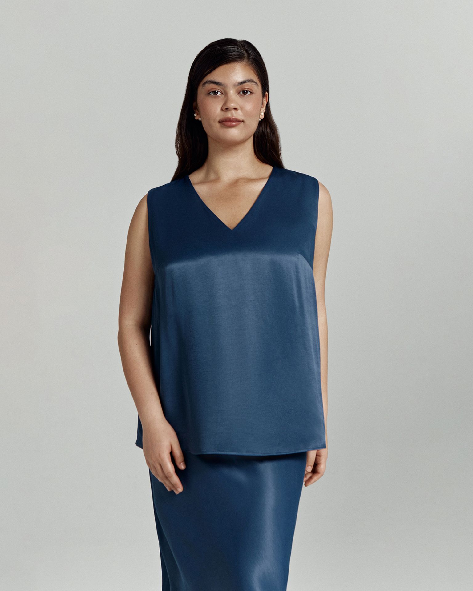 Топ-блуза струящийся