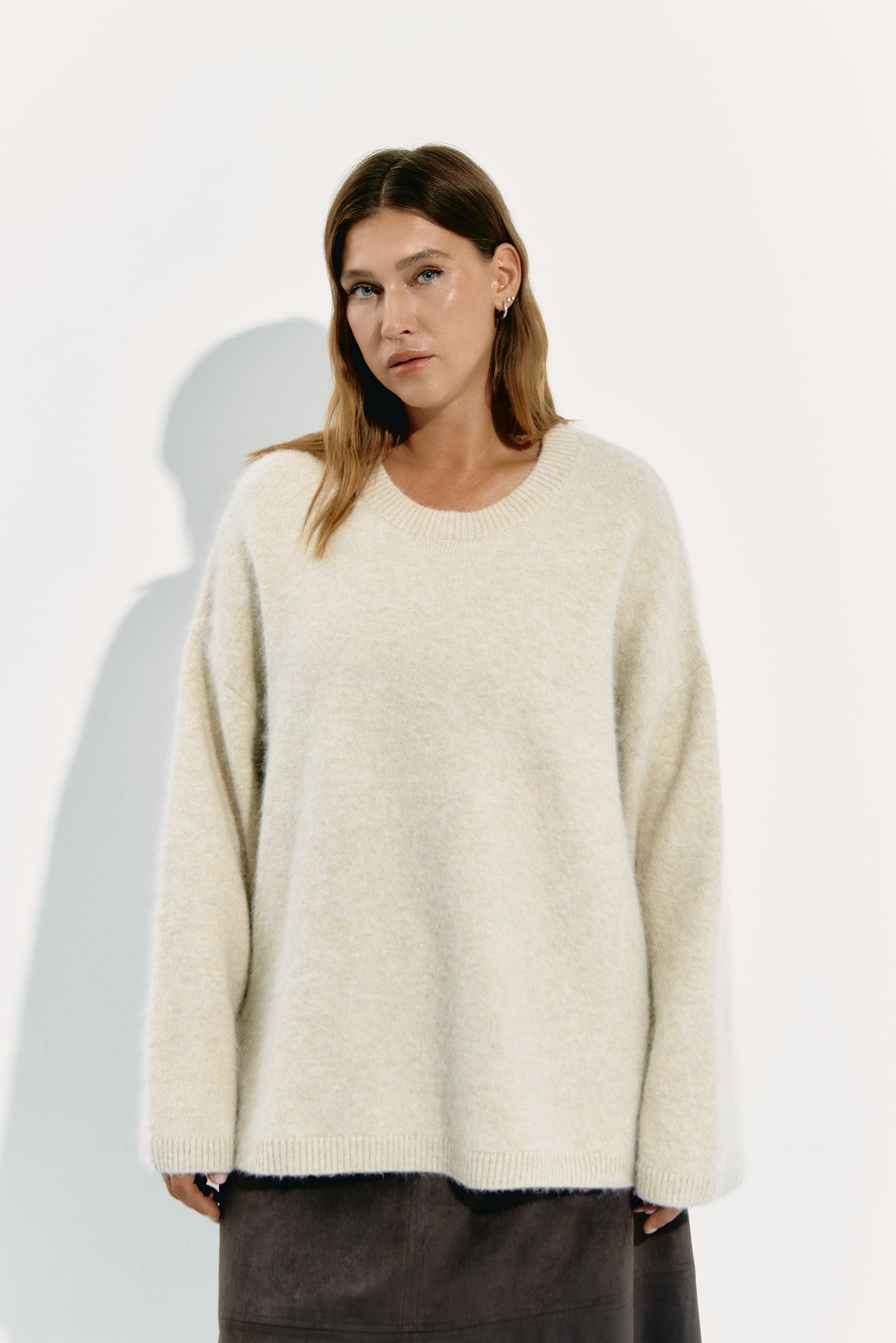 Джемпер с ангорой