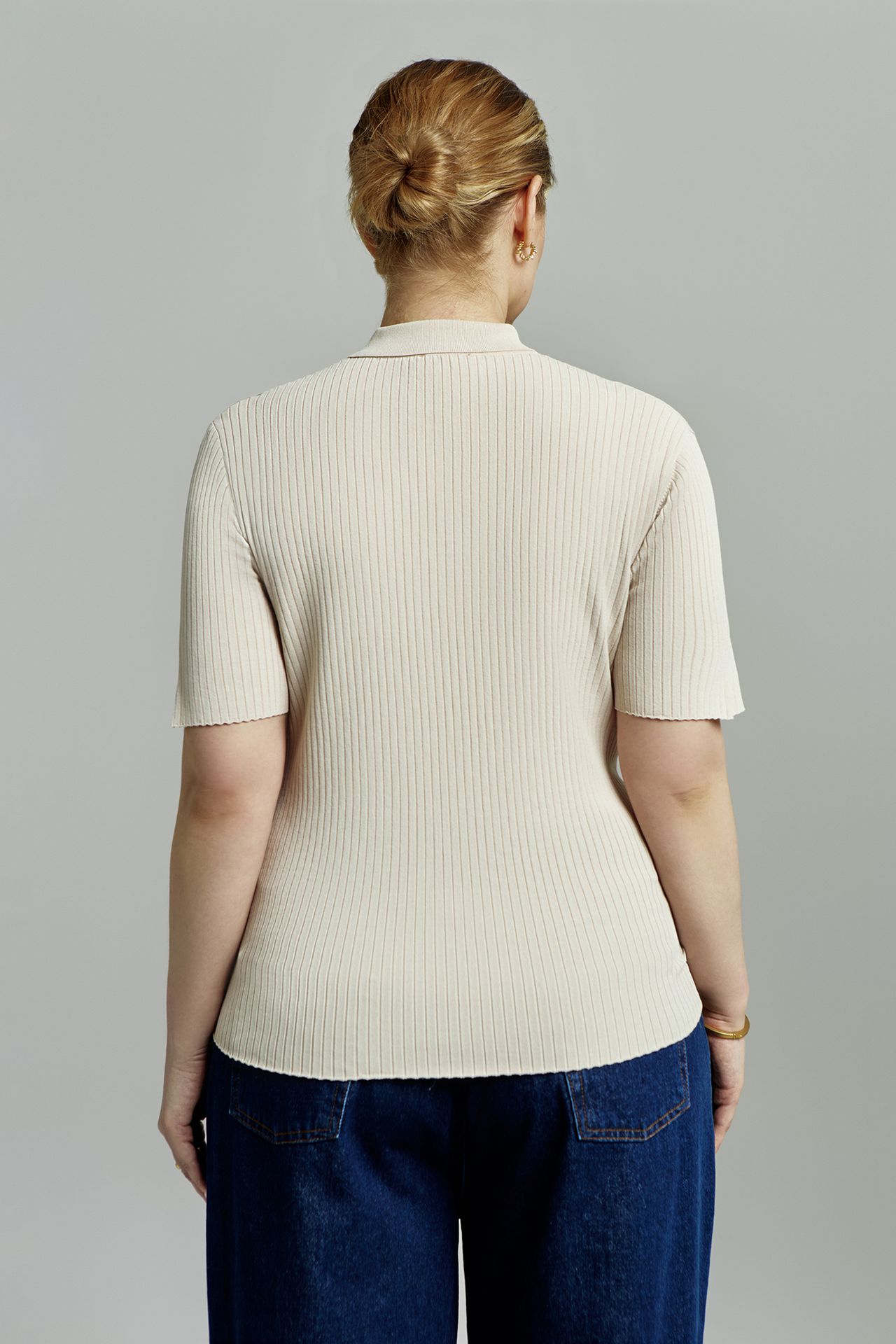 Джемпер-поло с коротким рукавом