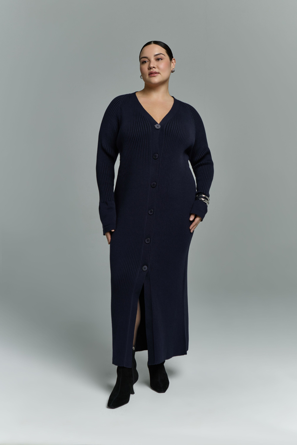 Платье на пуговицах GLINT