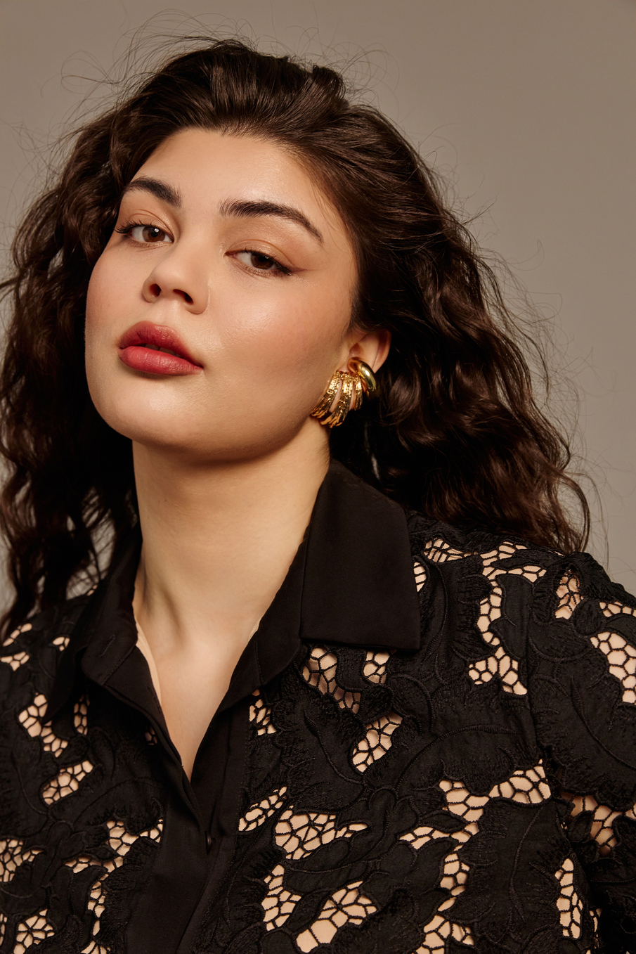 Платье с кружевом ФРИДА