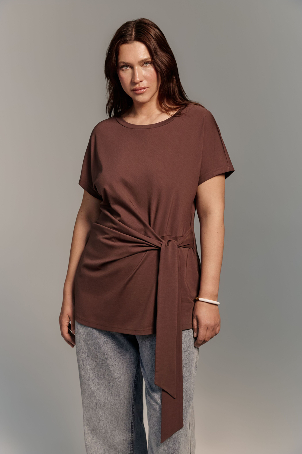 Футболка с перекрутом РОЩА