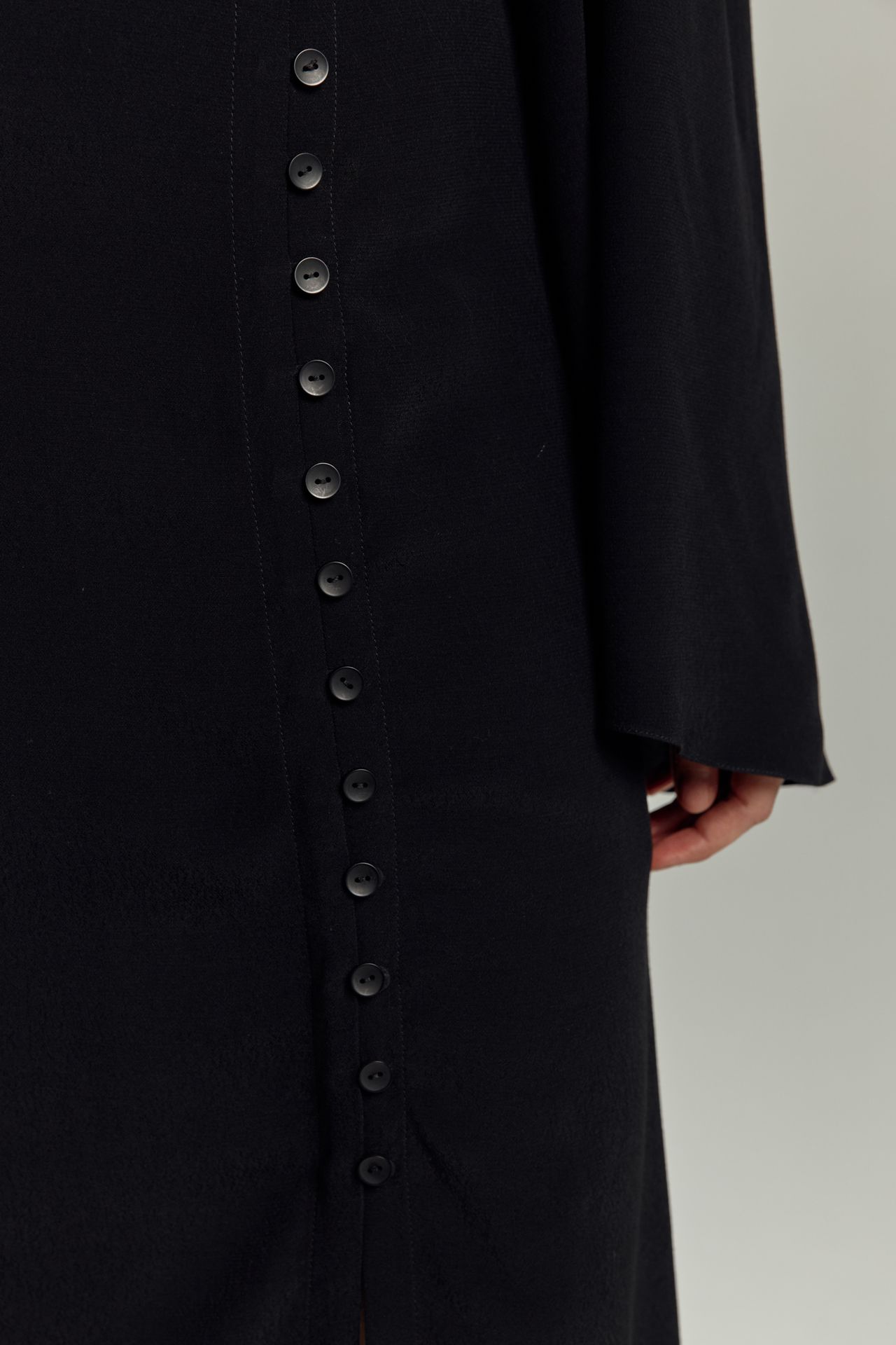 Юбка струящаяся на пуговицах