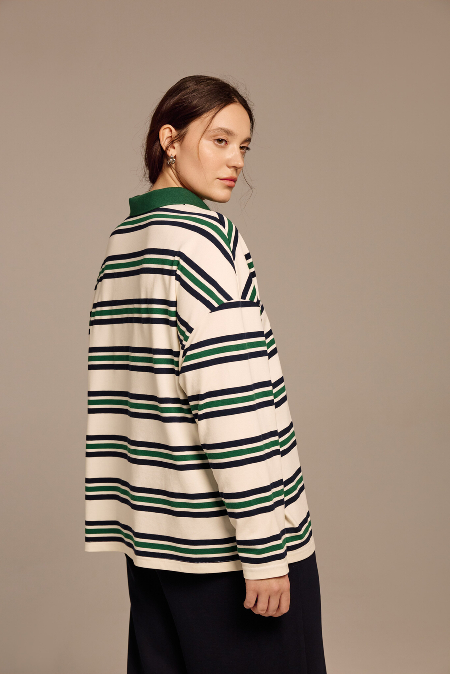 Поло с длинным рукавом Элен