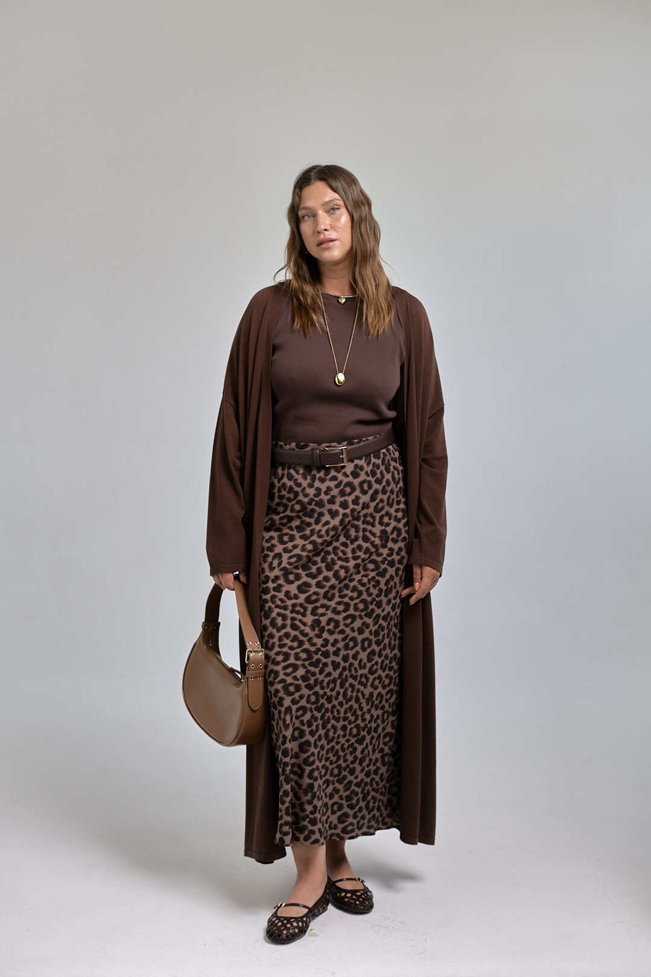 Кардиган тонкий в пол