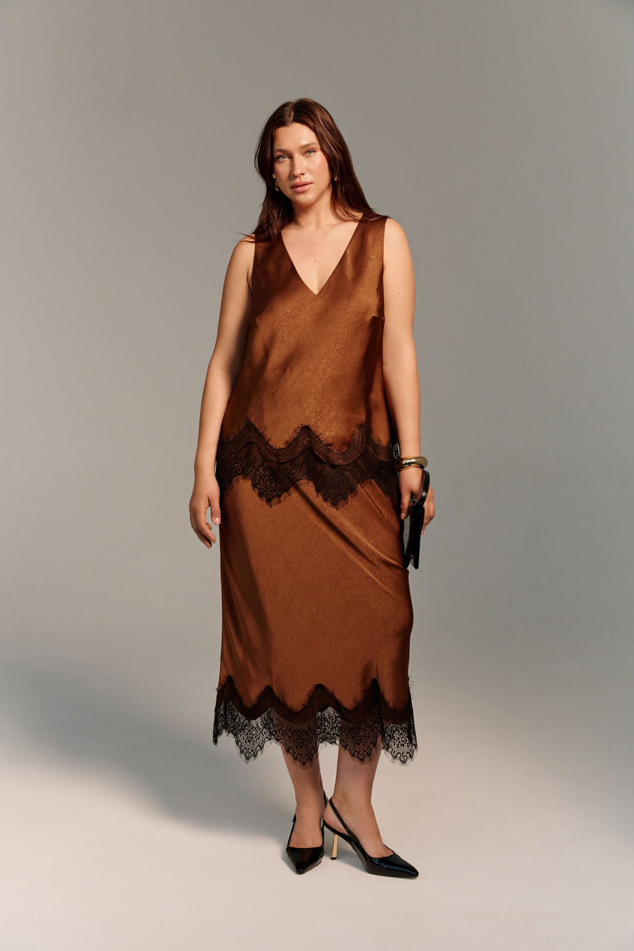 Топ с кружевом РАНЕВСКАЯ