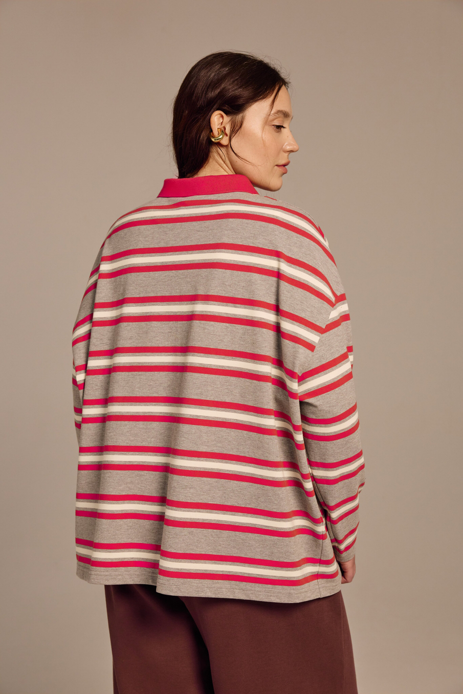 Поло с длинным рукавом Элен