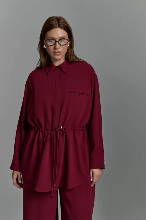 Рубашка с кулисой ION