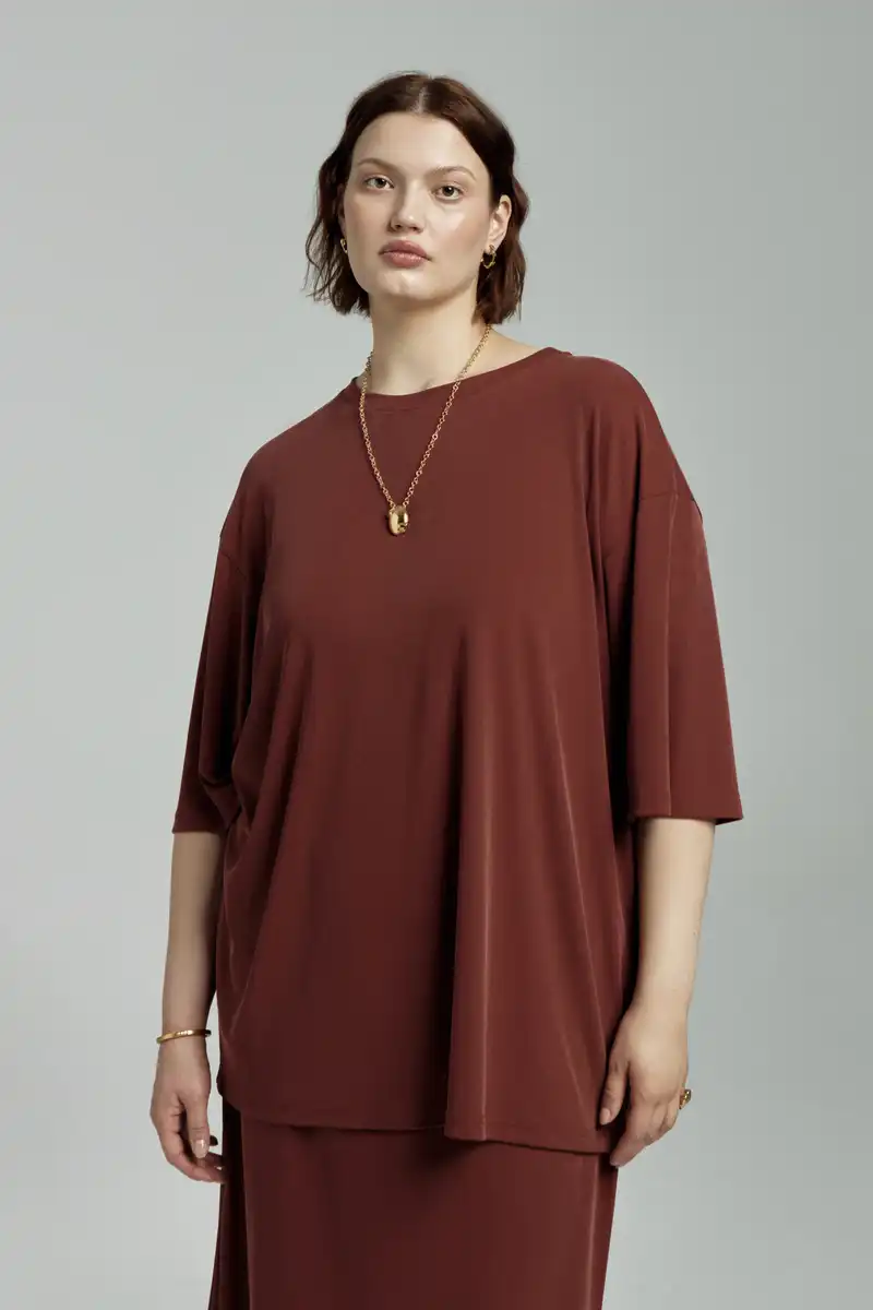 Футболка струящаяся из вискозы