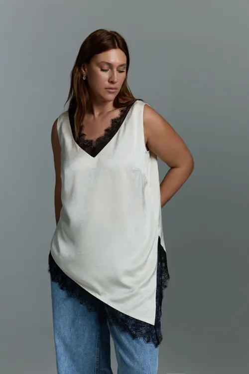 Топ с кружевом CHIC