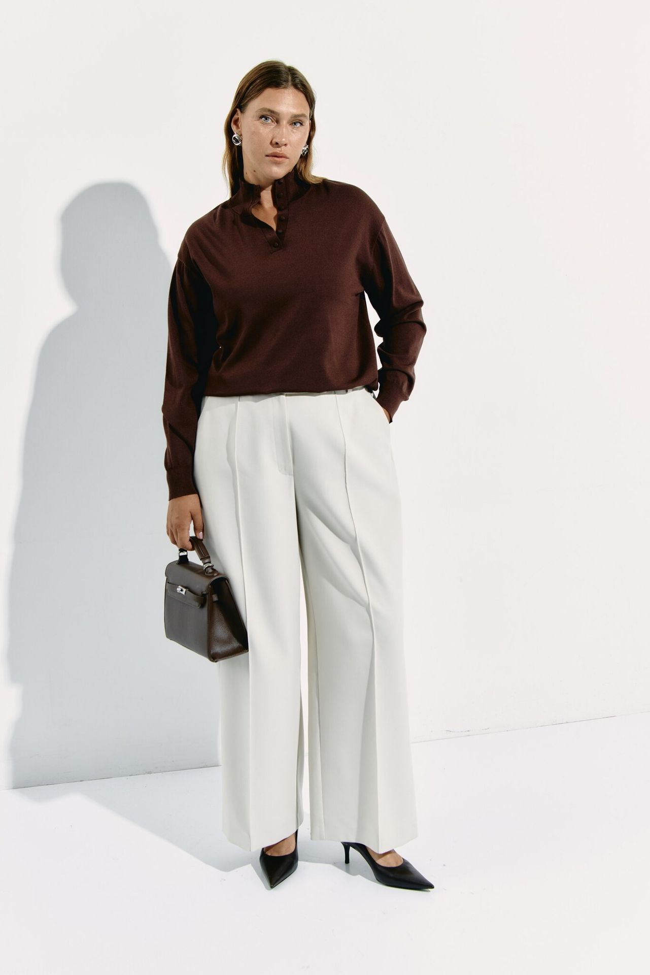 Джемпер с пуговицами