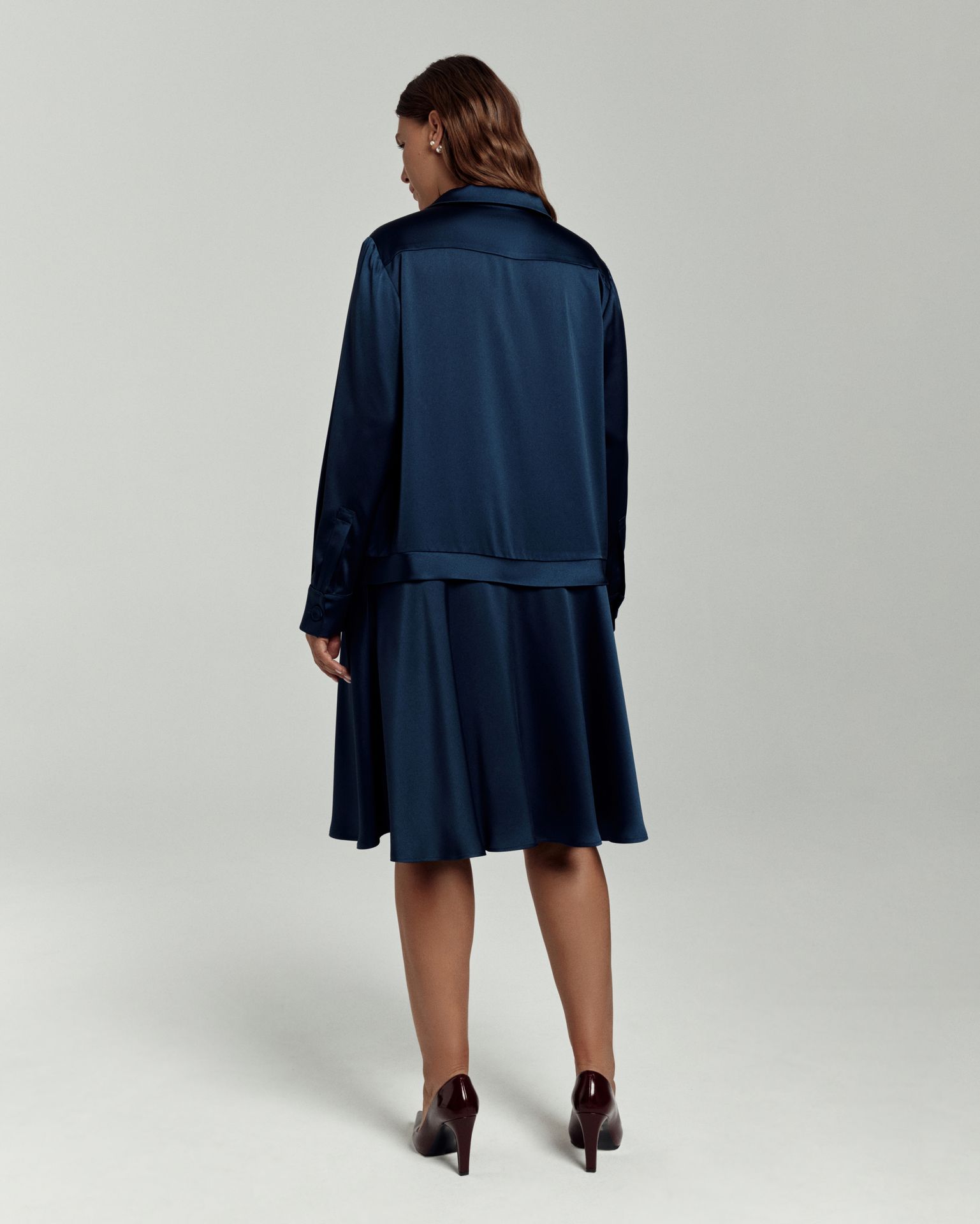 Платье-жакет укороченное