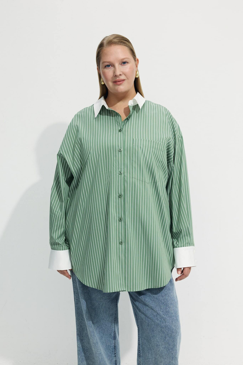 Рубашка из премиального хлопка NAVSEGDA