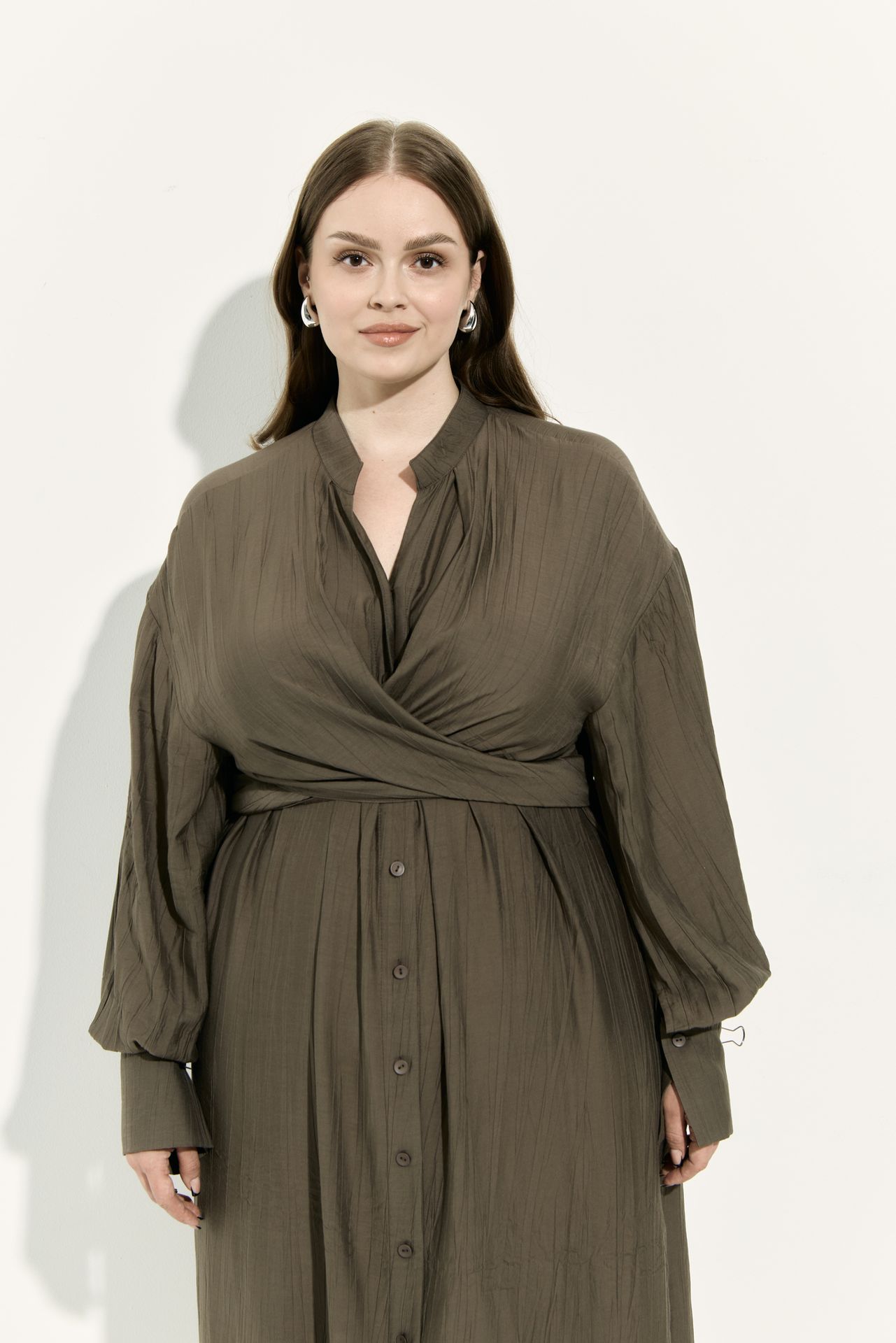 Платье из фактурной вискозы MONET