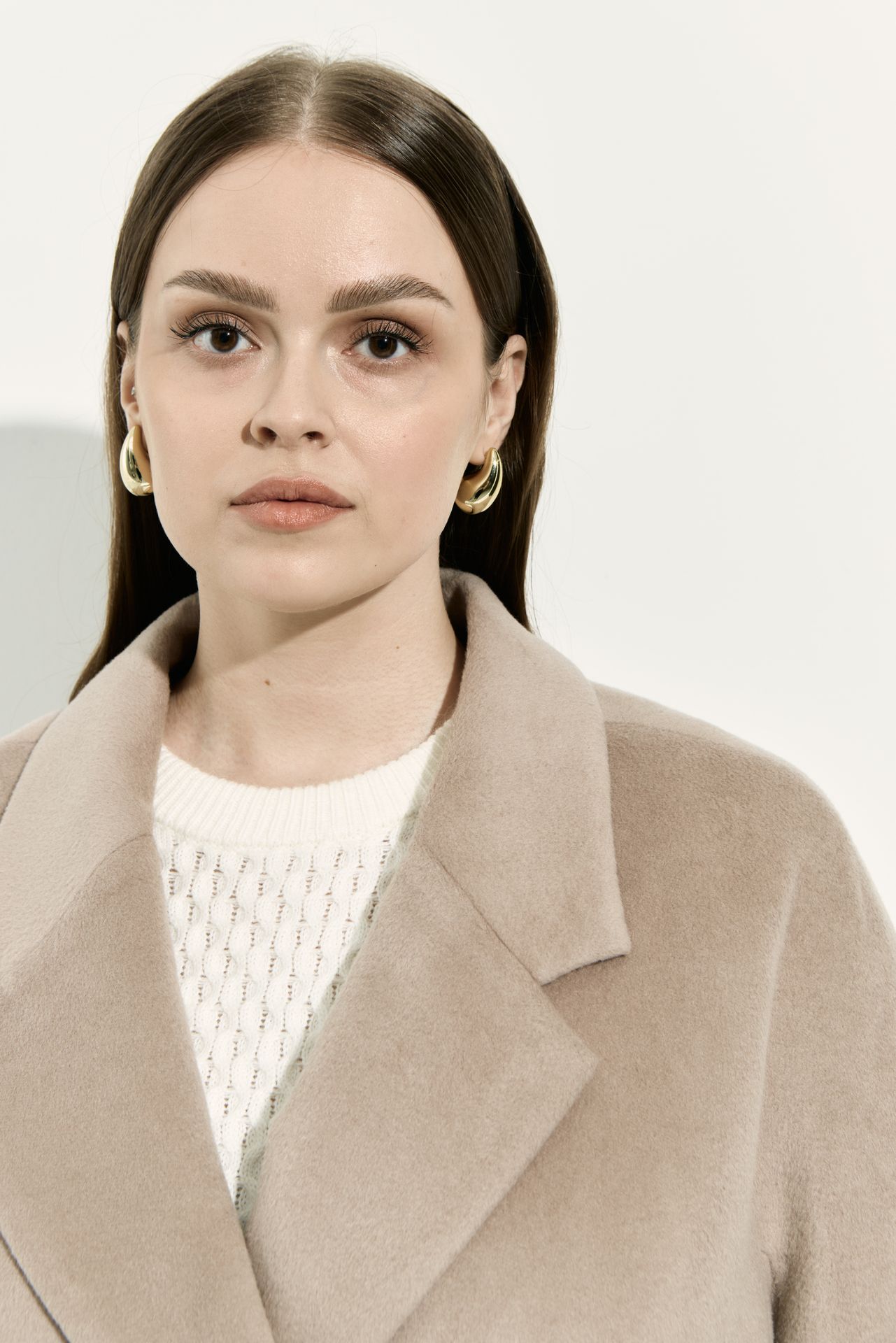 Пальто кокон