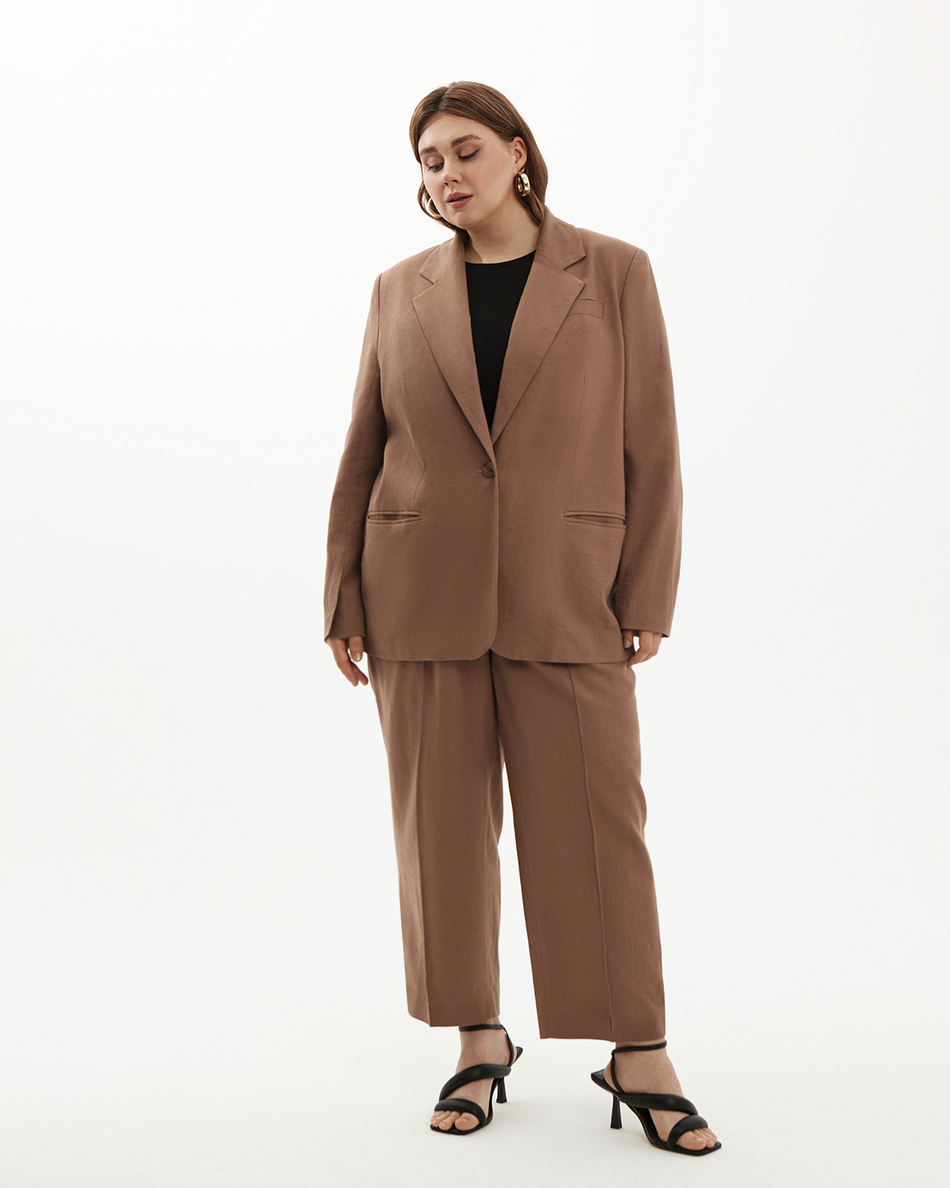 Льняной жакет