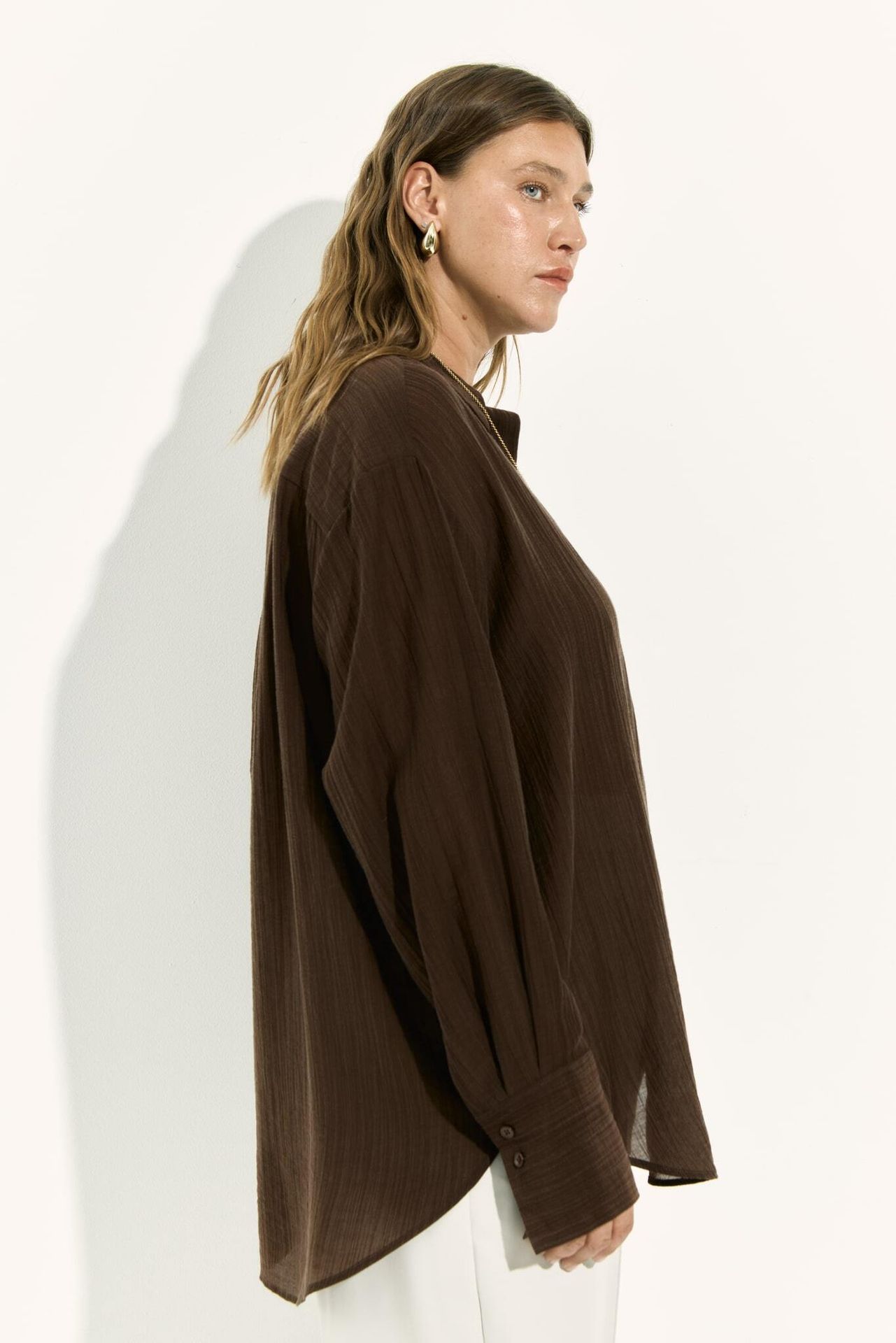 Рубашка полупрозрачная