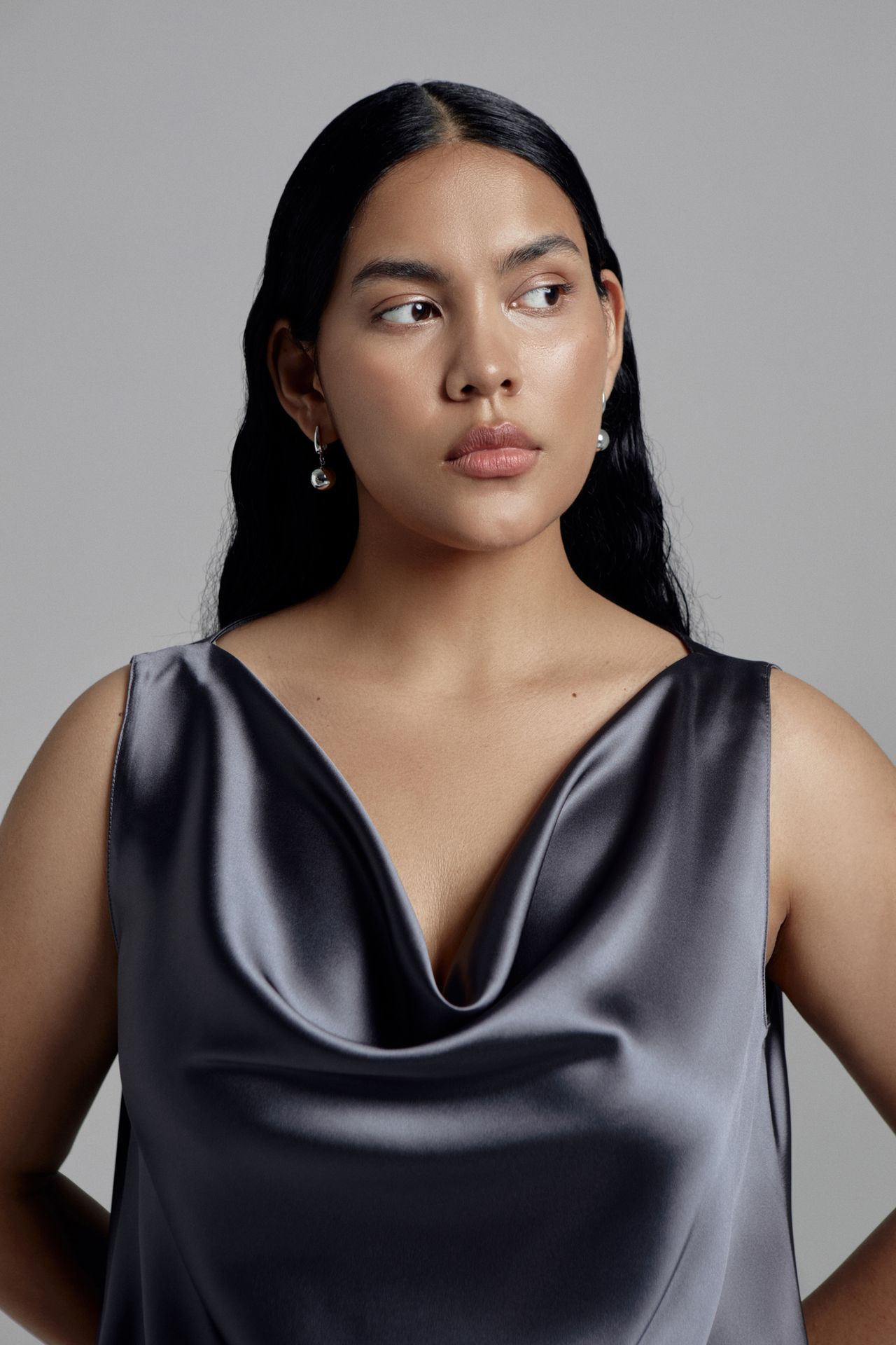 Топ с драпировкой