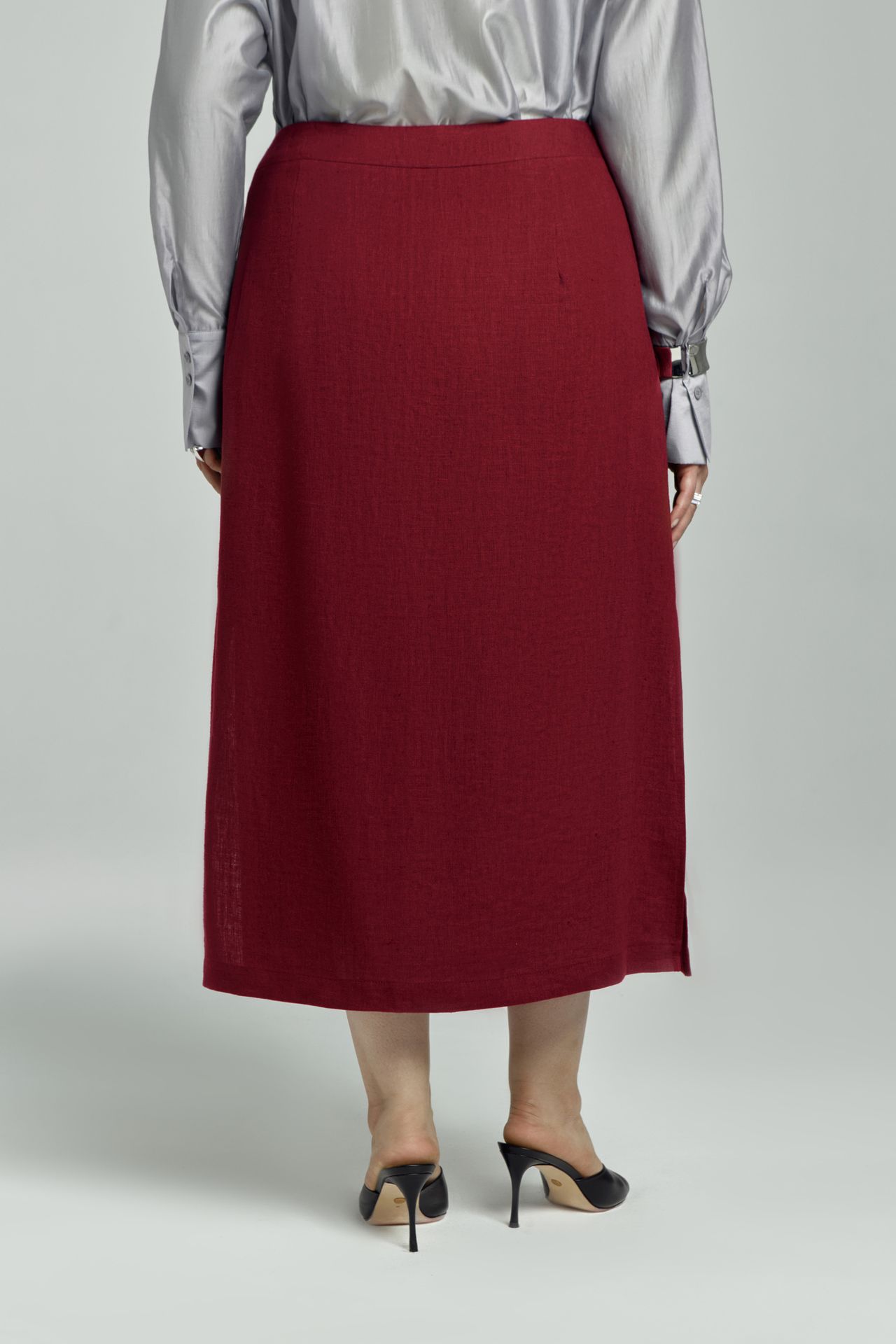 Юбка льняная