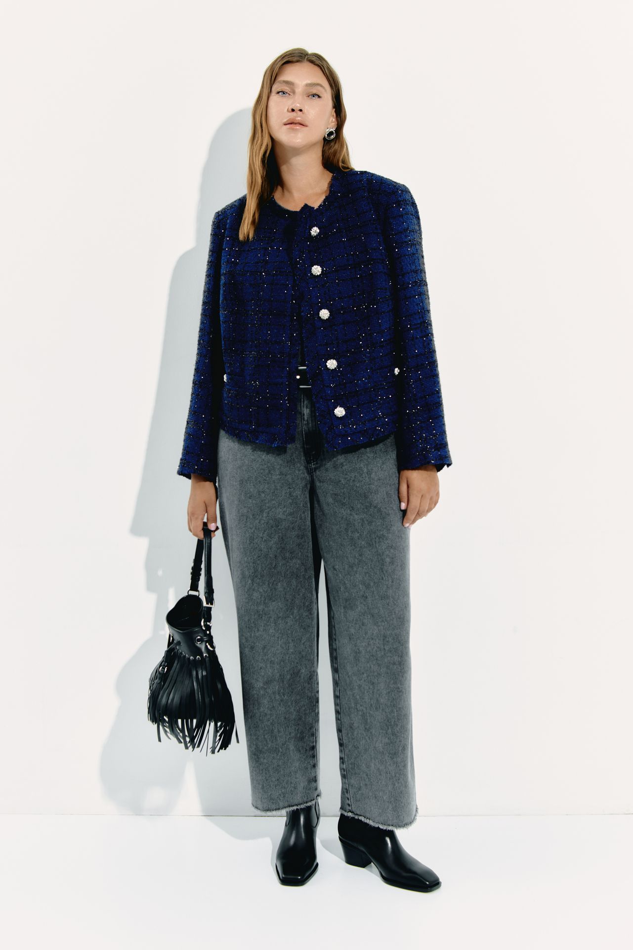 Твидовый жакет ASHLEY