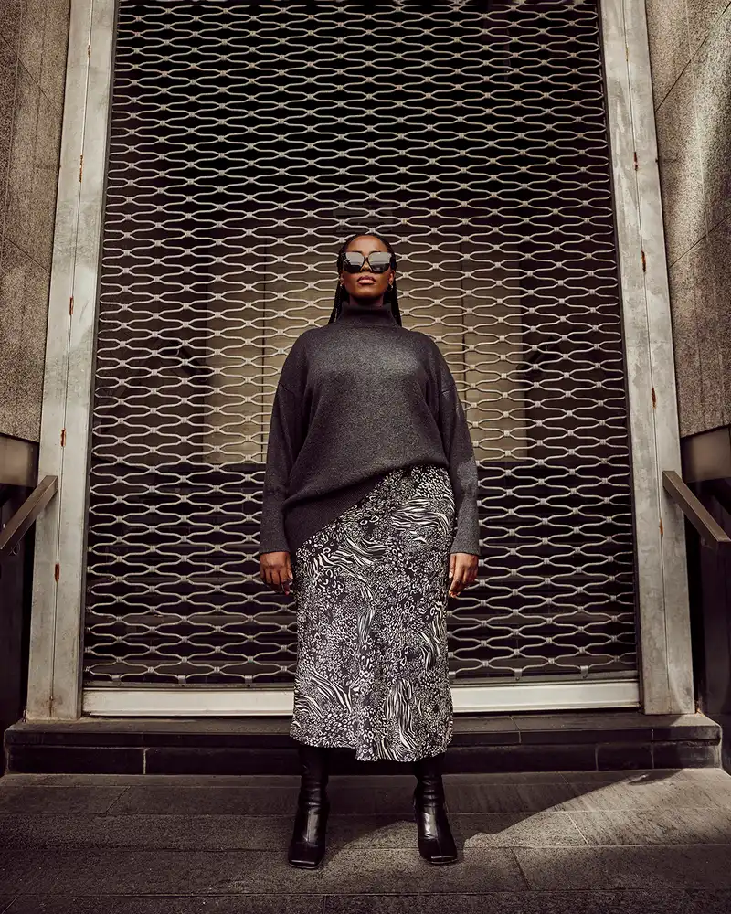 Юбка с рисунком