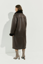 Дубленка удлиненная CAMERON