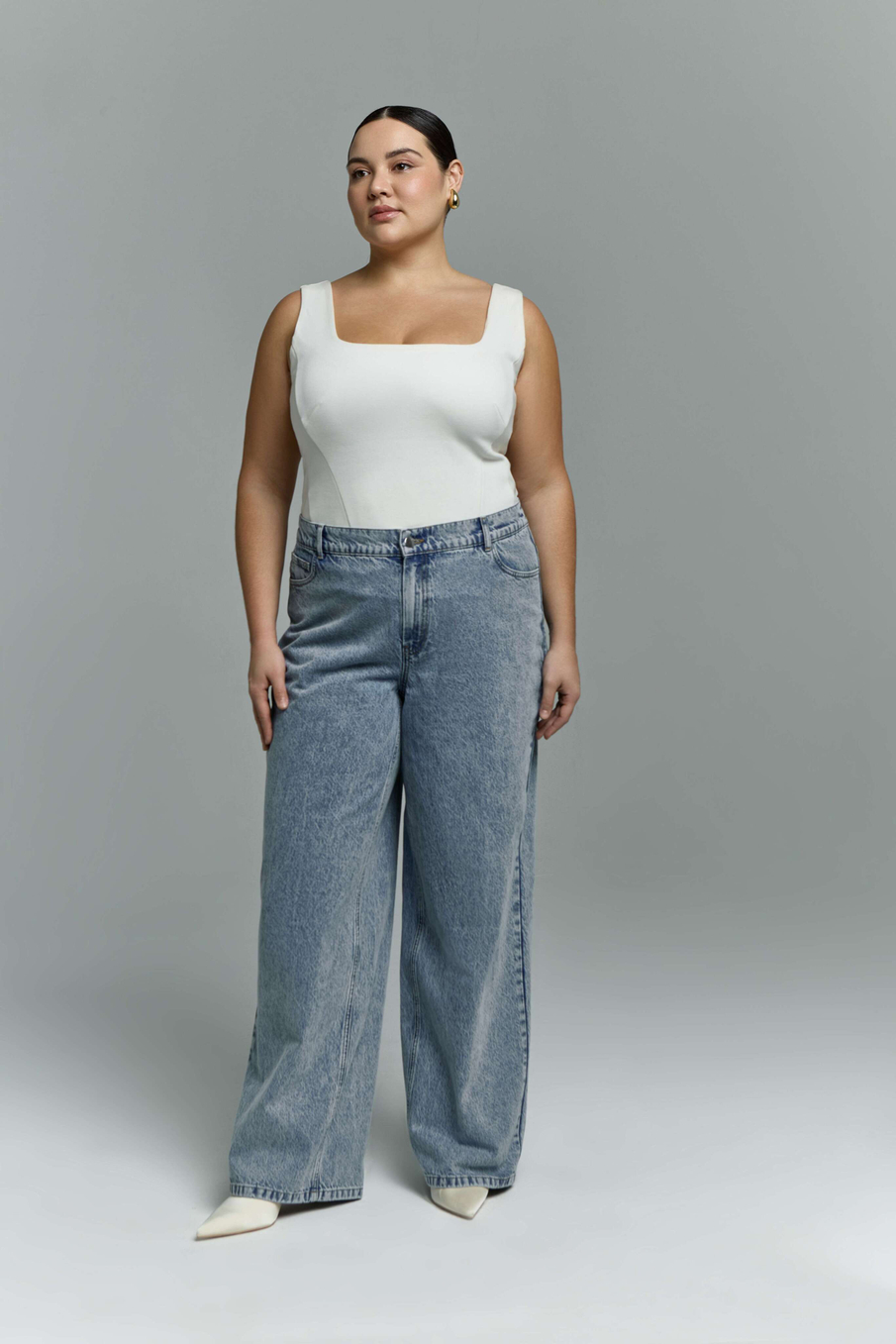 Джинсы с вышивкой Бритни