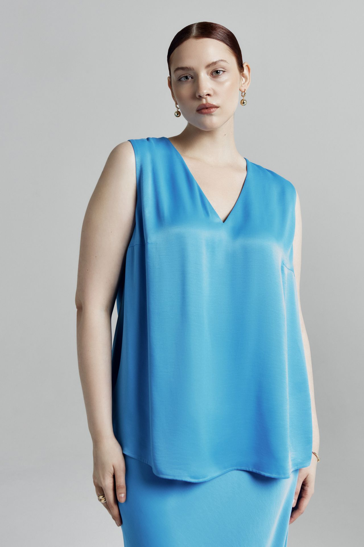 Топ-блуза струящийся