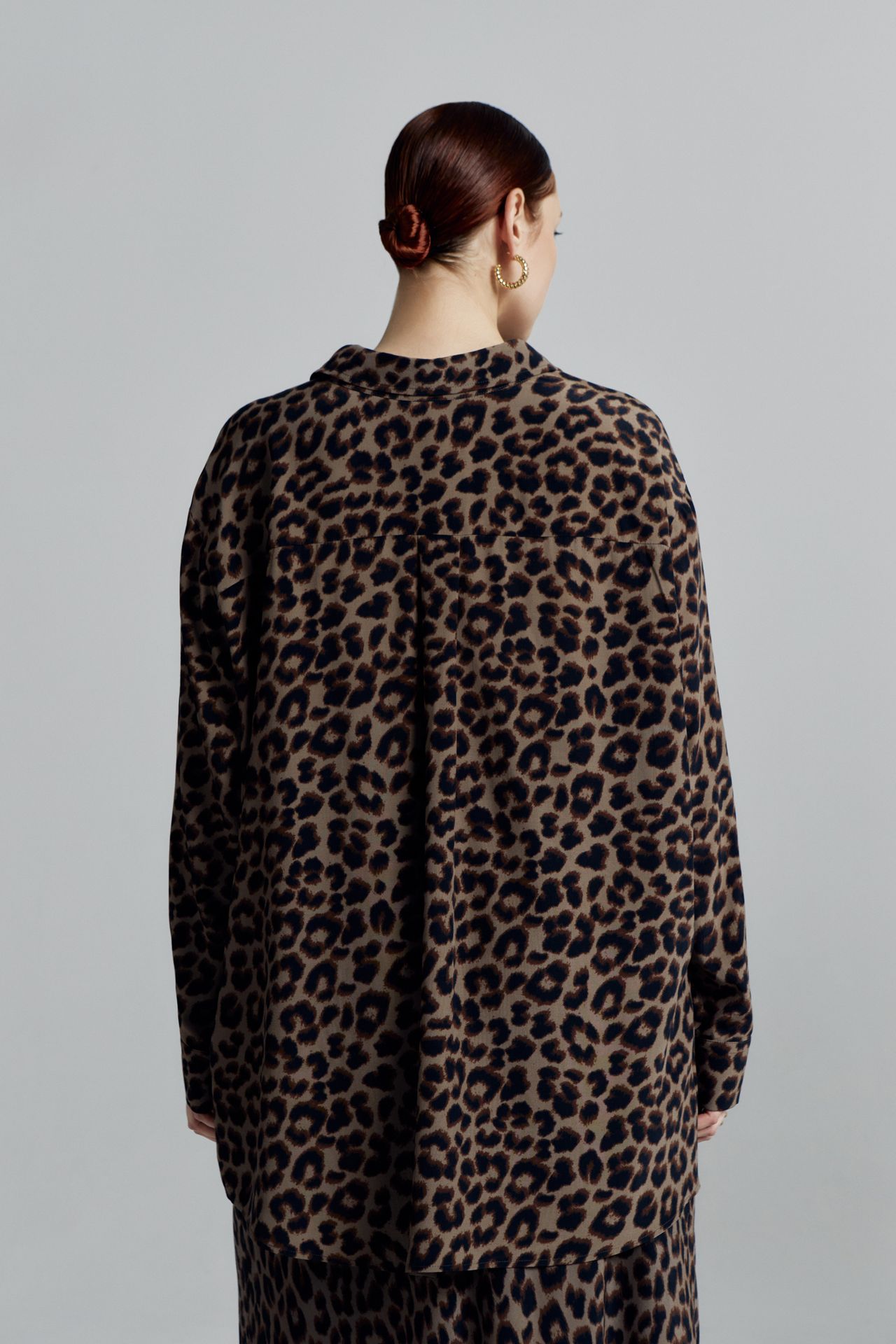 Рубашка вискоза в принте