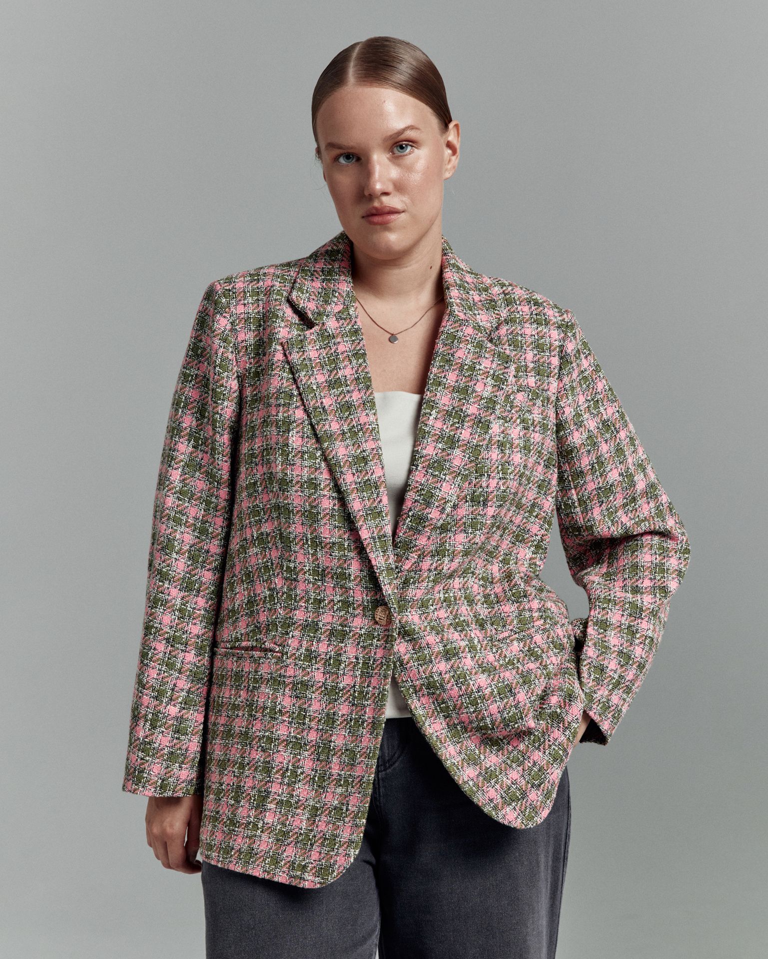 Твидовый жакет