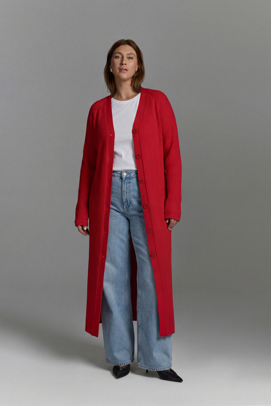 Платье на пуговицах GLINT