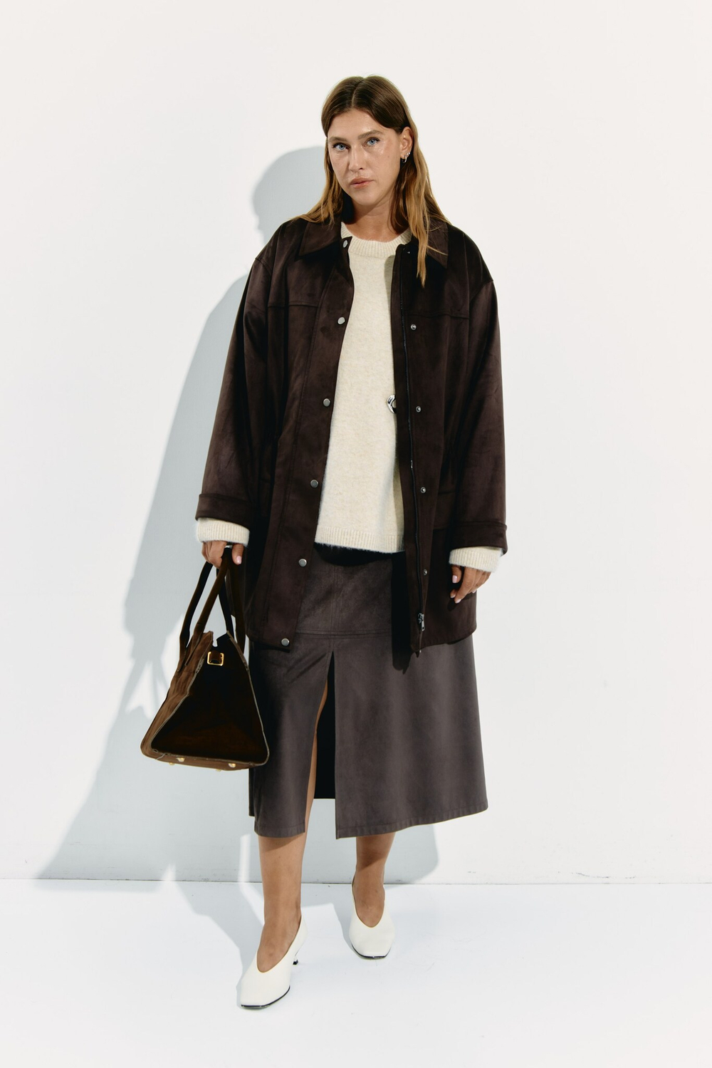 Юбка замшевая NAOMI