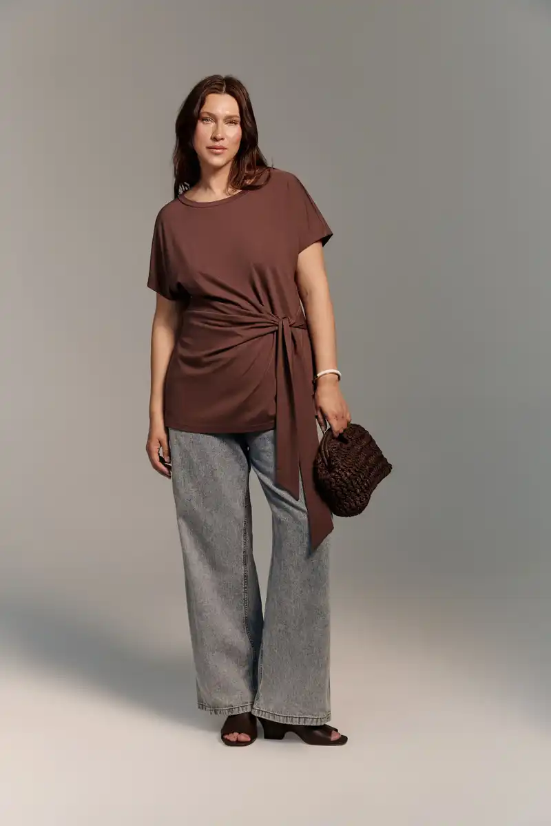 Футболка с перекрутом РОЩА