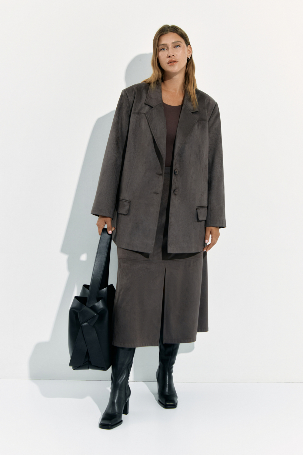 Юбка замшевая NAOMI