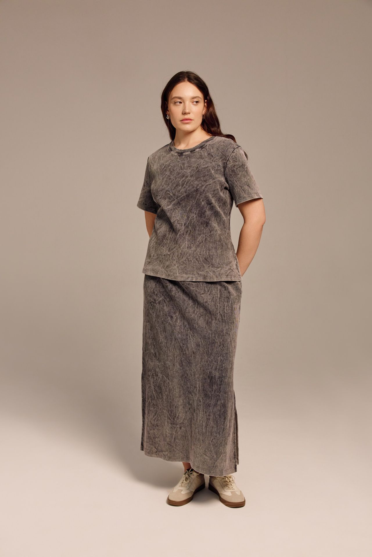 Юбка с эффектом потертости «Нирвана»