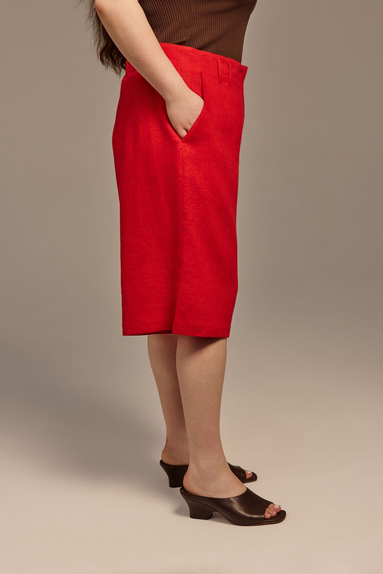 Шорты изо льна АРРИБА