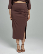 Юбка с ассиметричной драпировкой