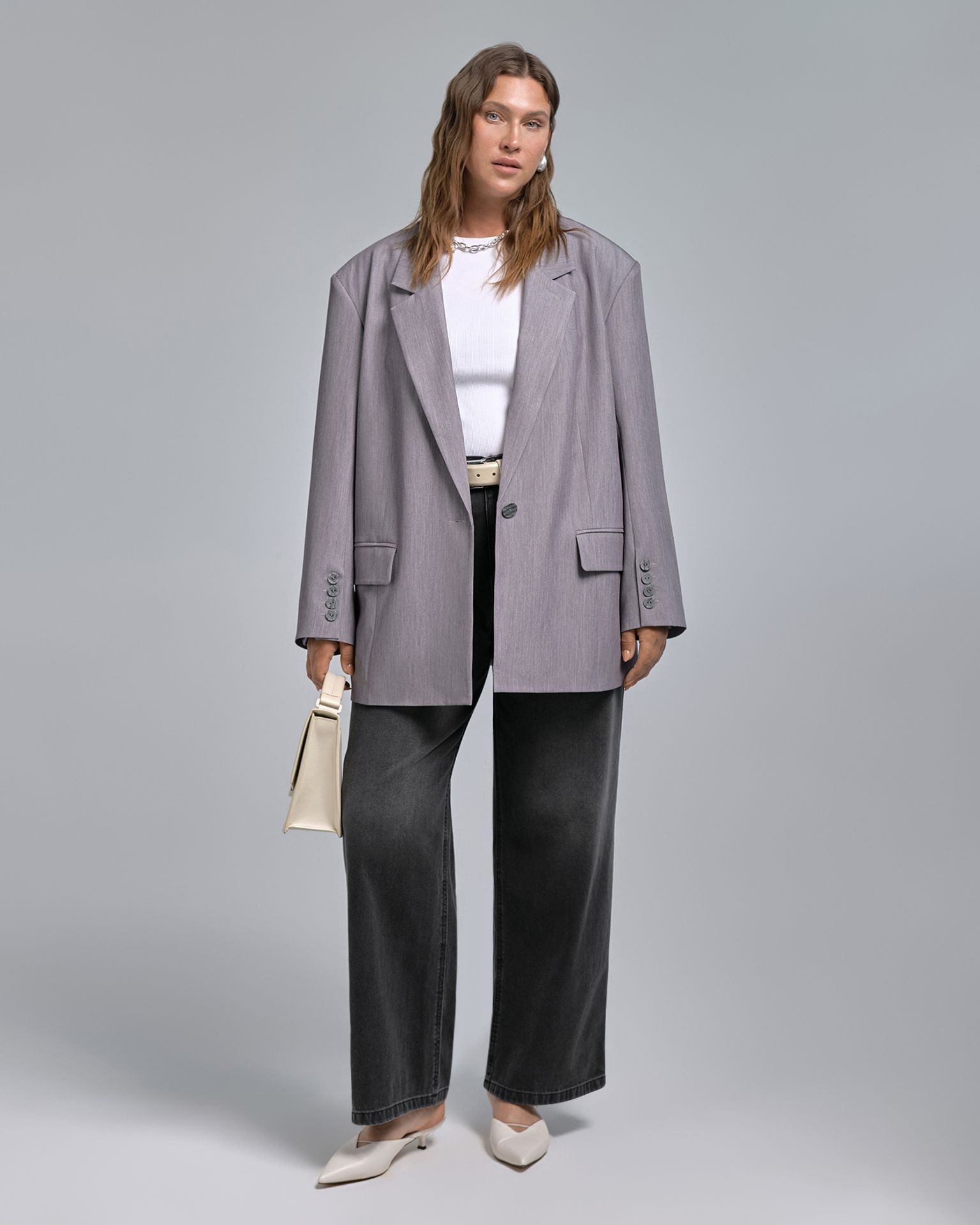 Джинсы широкие