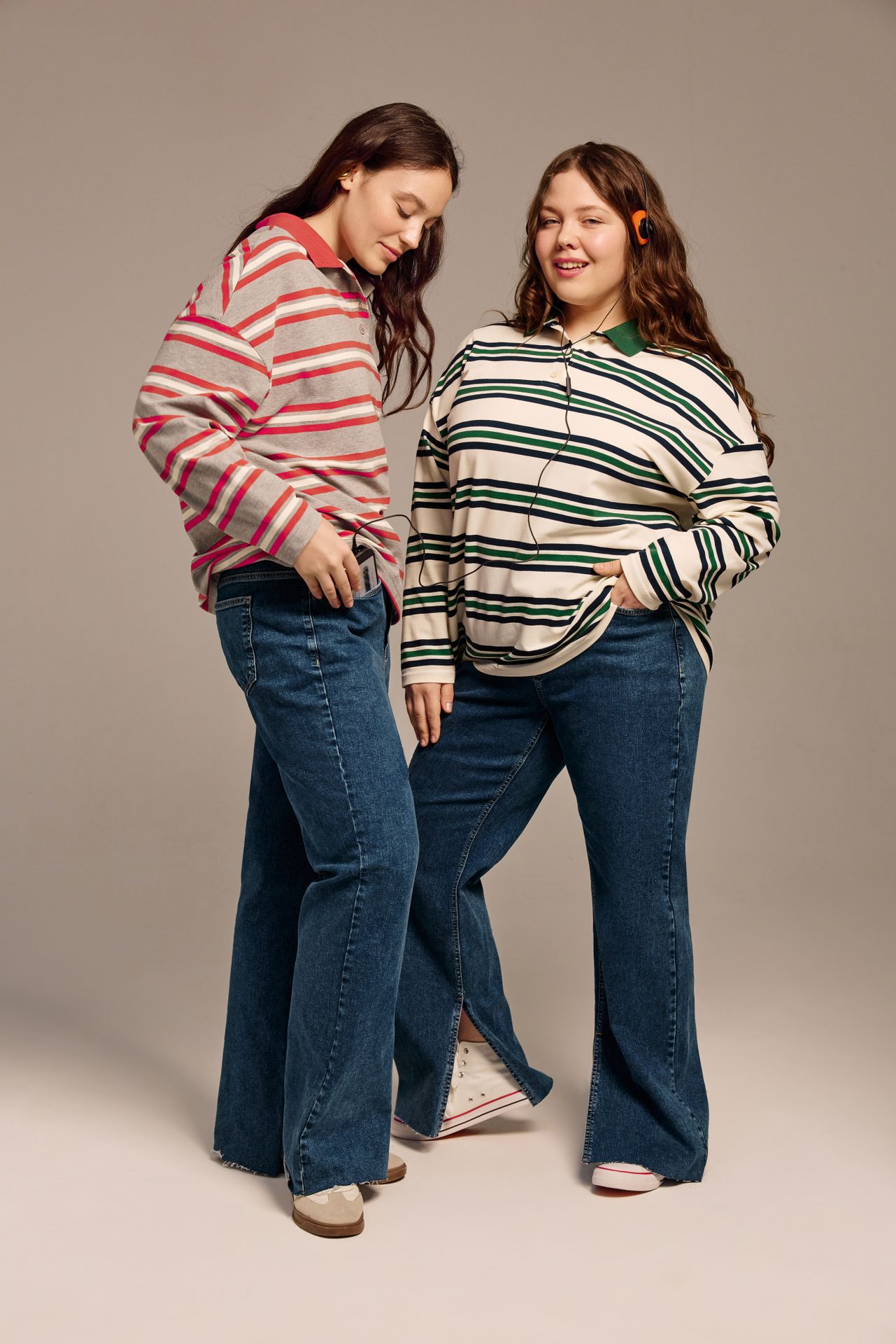 Джинсы с разрезами Боуи