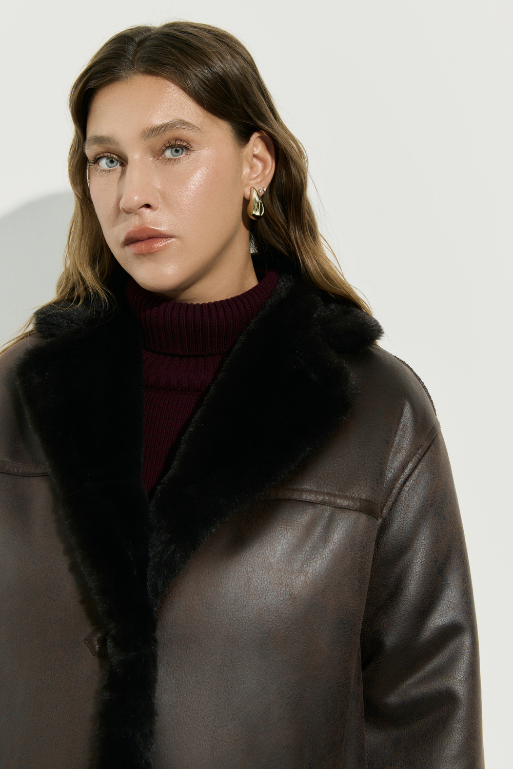 Дубленка удлиненная CAMERON