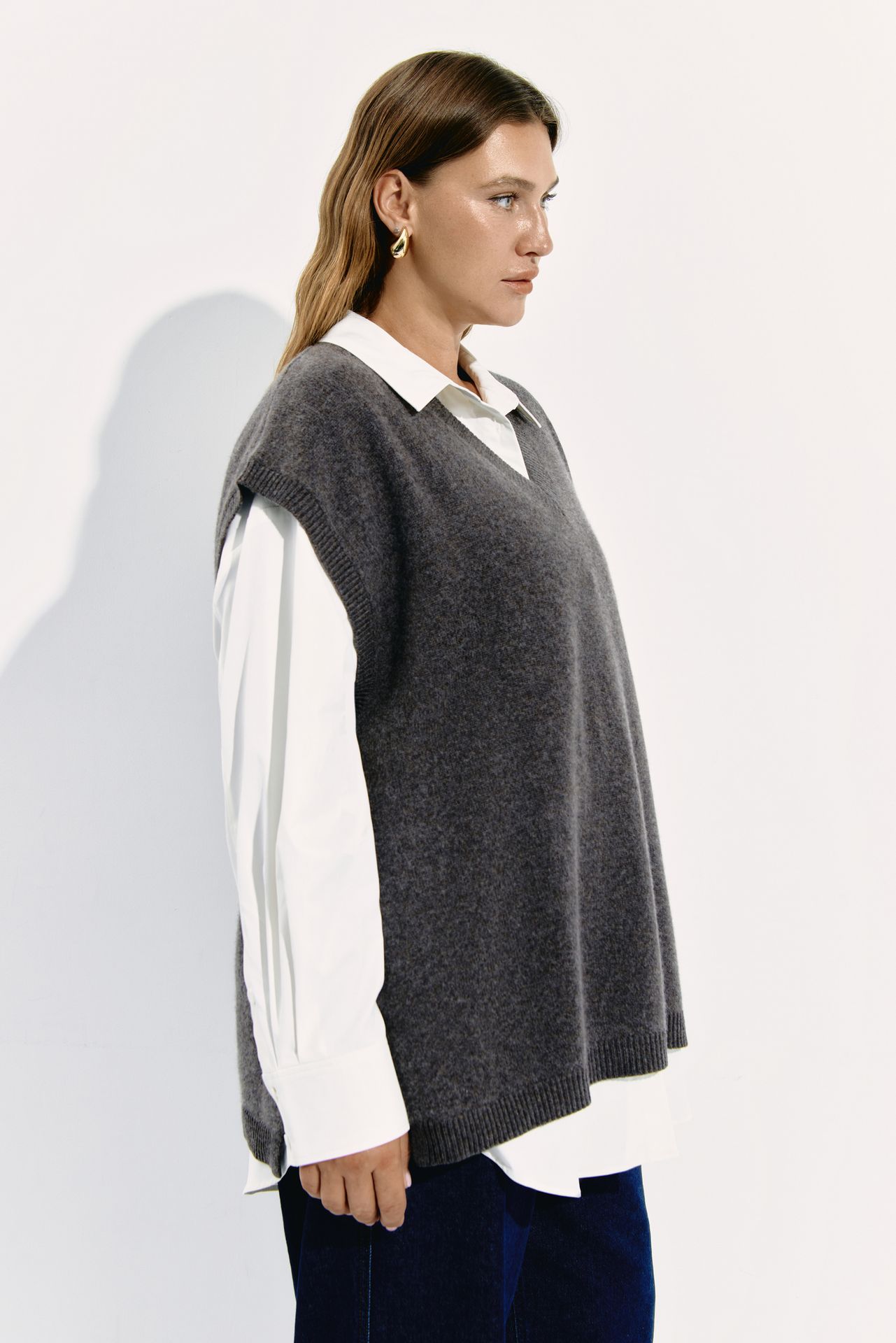 Жилет из шерсти