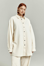 Рубашка оверсайз из денима