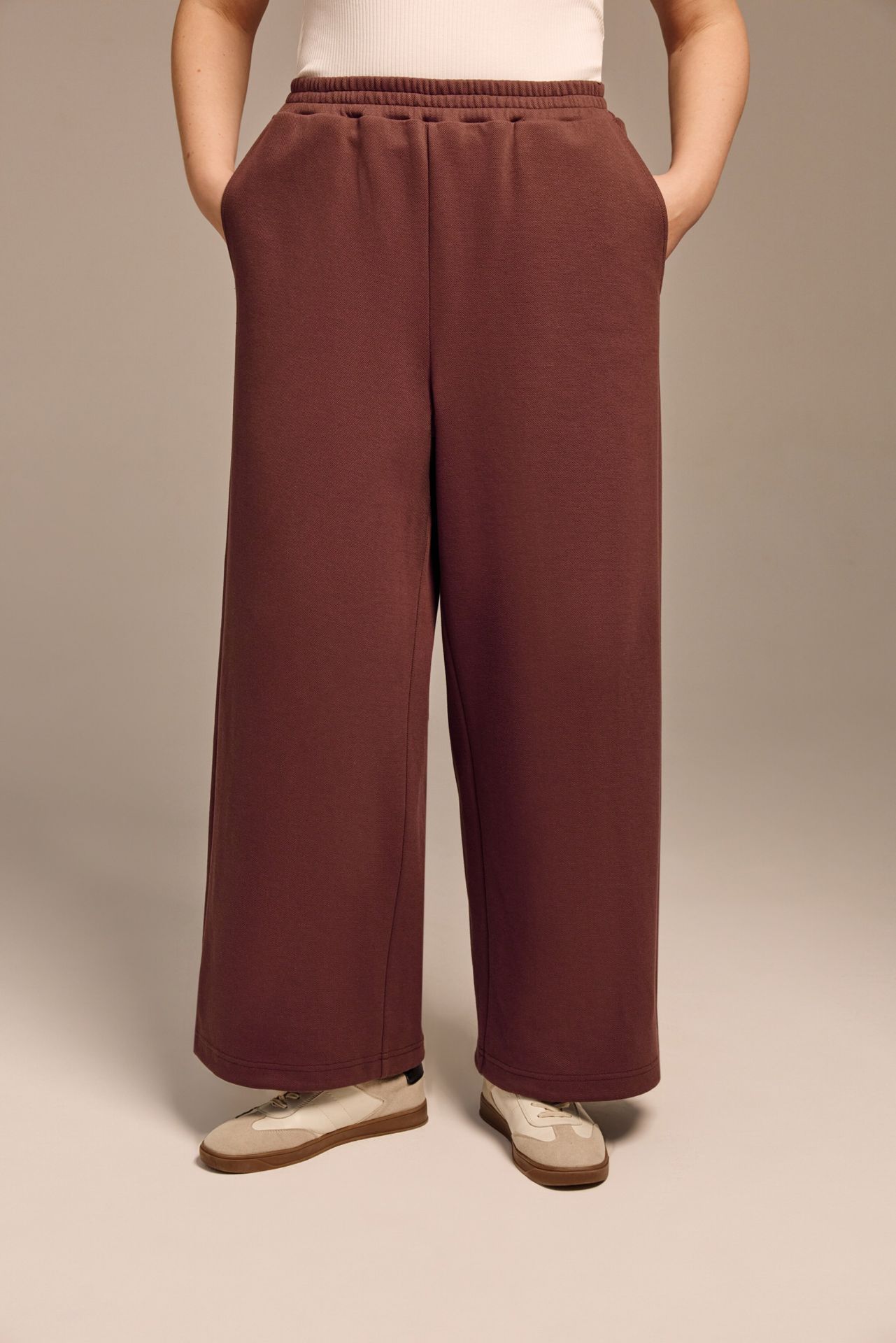 Брюки из хлопкового пике «Волкман»